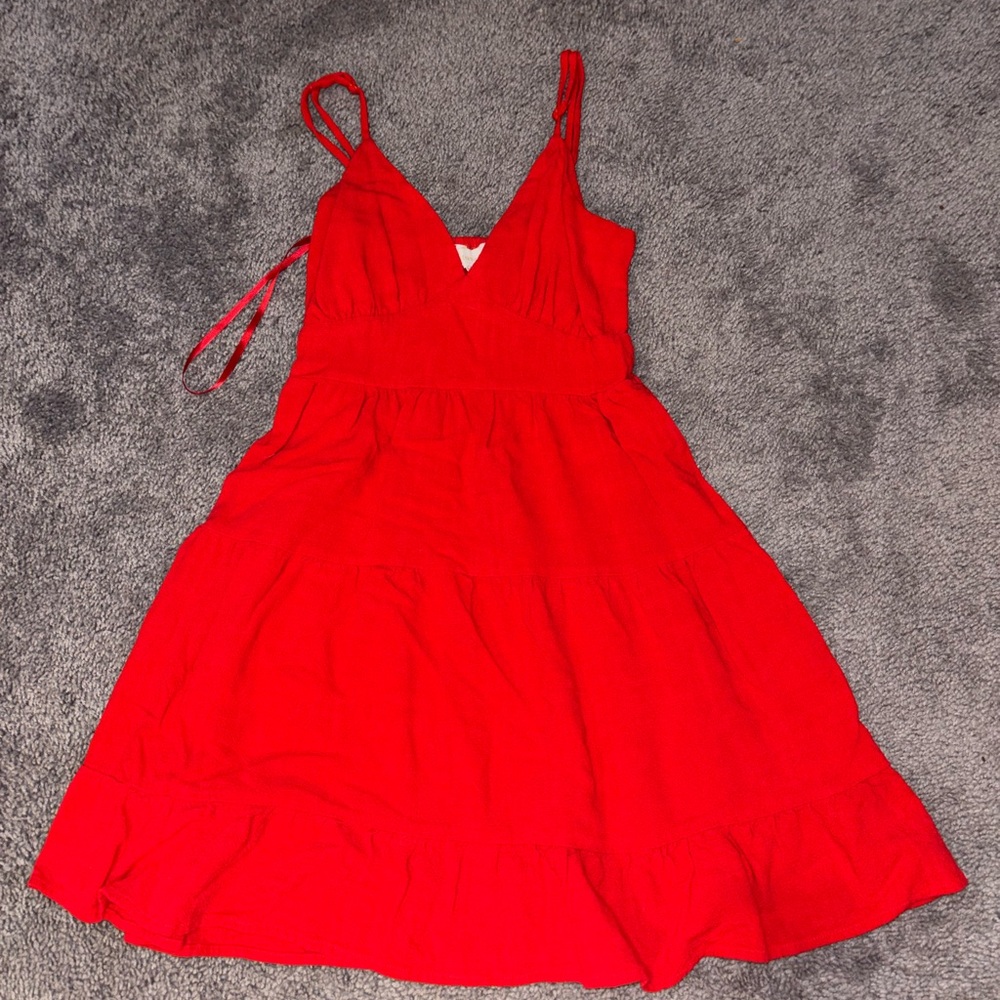 T.J.Maxx Red Sleeveless Dress